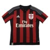 Officiële Voetbalshirt AC Milan 2015-16 Thuis Retro - Heren